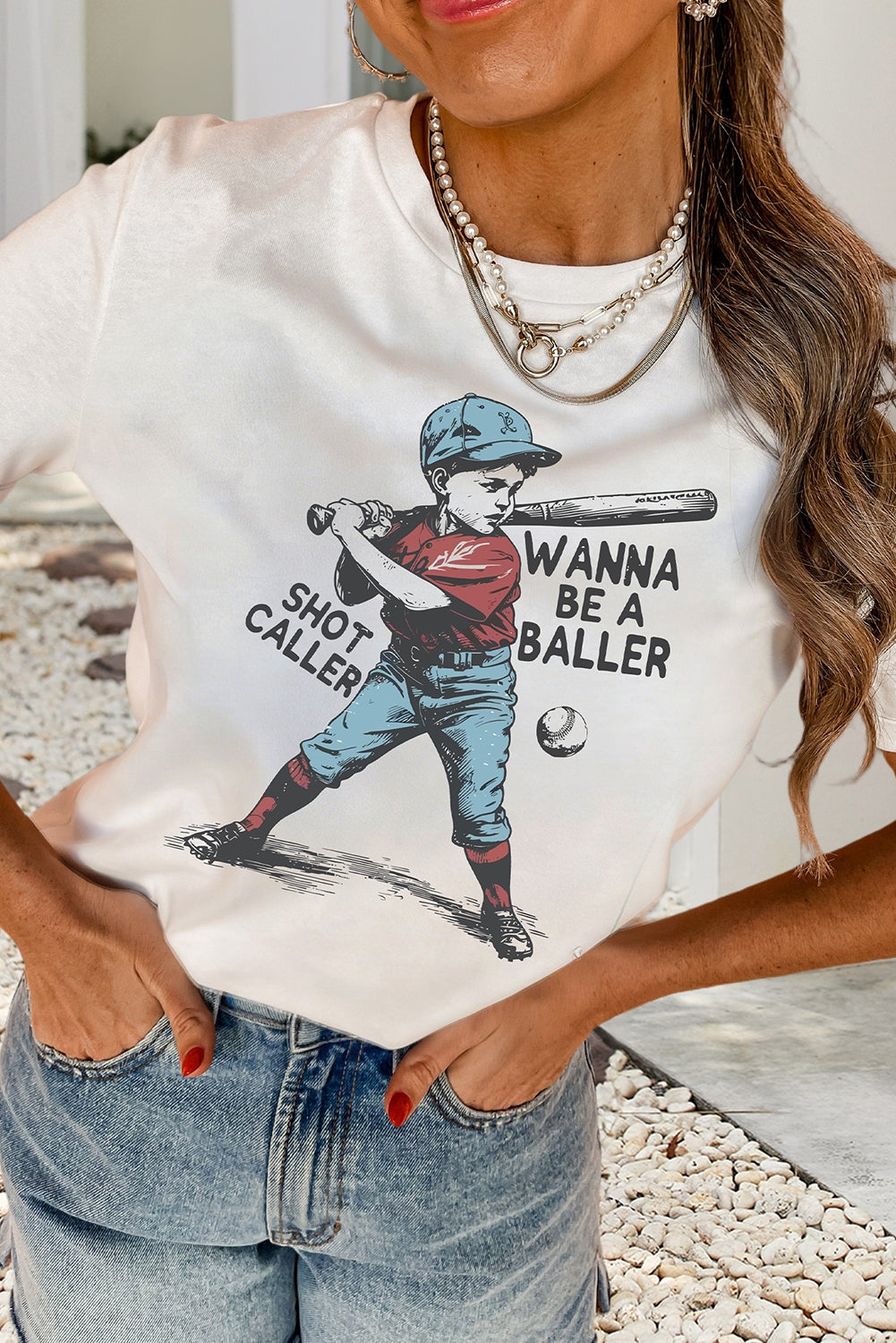 Wanna be a Baller Graphic Tee