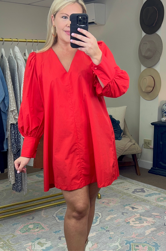 Cordially Invited Poplin Dress