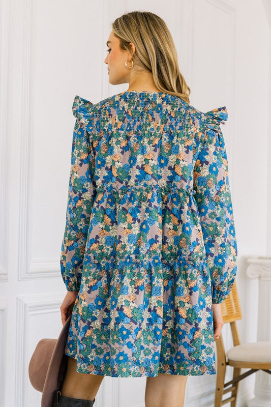 **MORE COLORS** Taking Chances Floral Print Dress