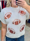 We’ve Got Spirit Knit Sequin Football Top