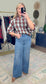 Holiday Heritage Tartan Ruffle Neck Blouse