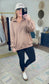 **MORE COLORS** Off Duty Collar Top Lounge Set