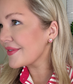 Baseball Pearl Stud Earrings