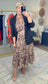 Hear Me Roar Ruffle Tiered Maxi Dress