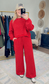 **MORE COLORS** Connect the Dots Wide Leg Lounge Set— PREORDER