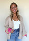 Golden Hour Slouchy Accent Cardigan