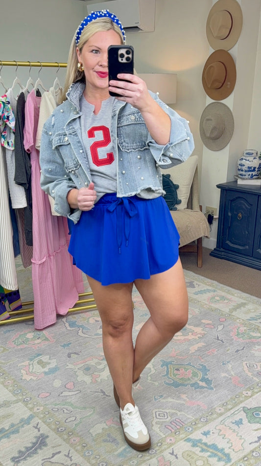 **MORE COLORS** For the Win Athletic Overlay Skort