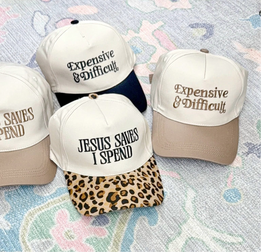 Expensive & Difficult Canvas Hat