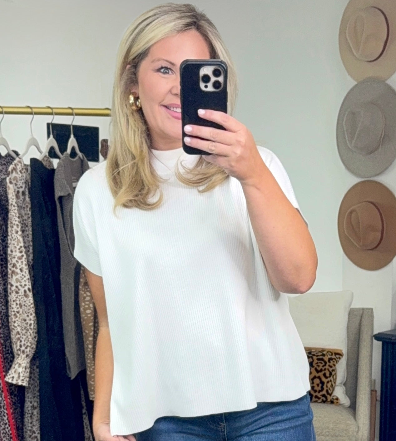 Keep It Real Mock Neck Top