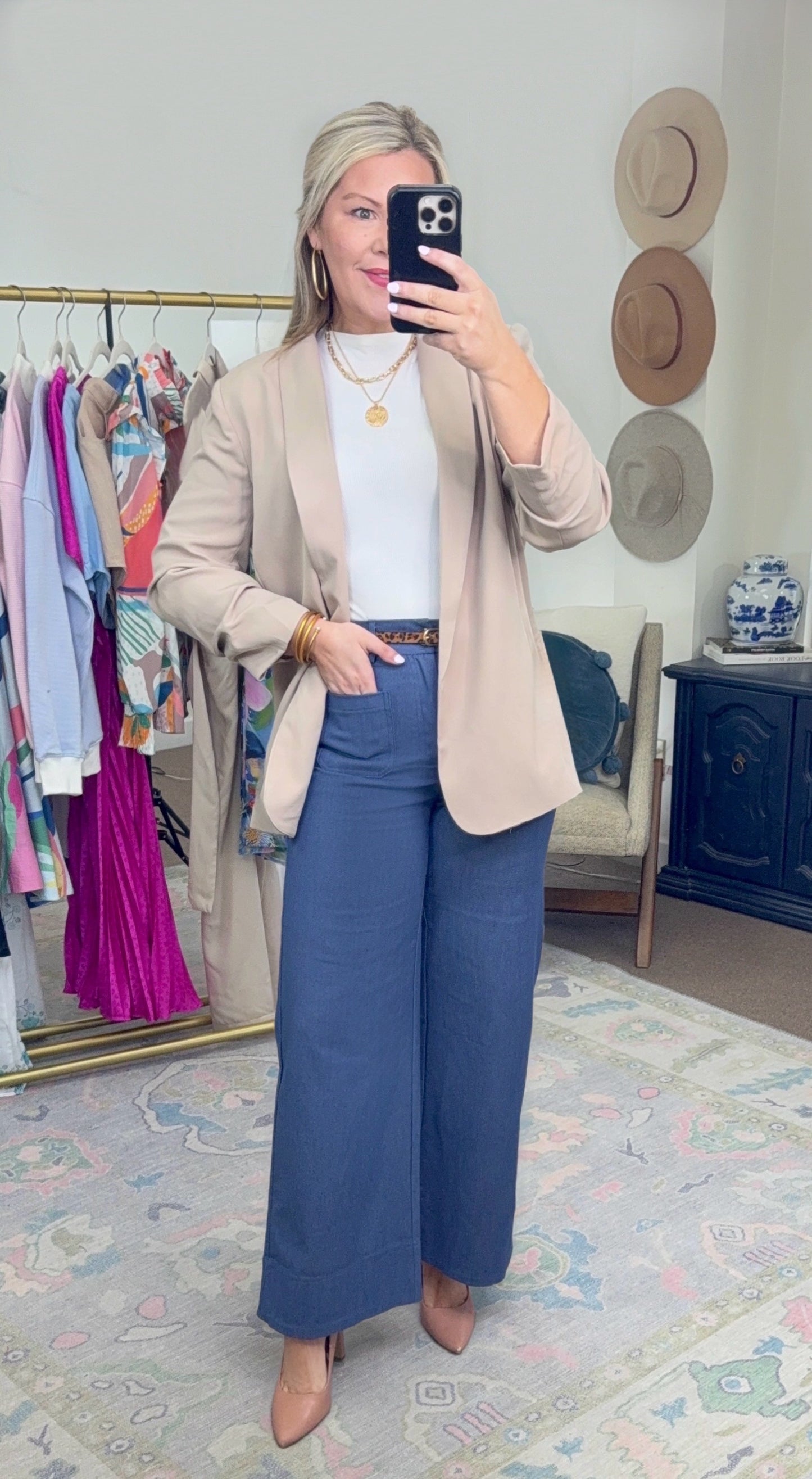 On Point Wide Leg Trousers