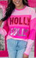 Holly Jolly Sequin Colorblock Sweater