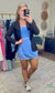 **MORE COLORS** Biggest Fan Scuba Wrap Dress with Shorts