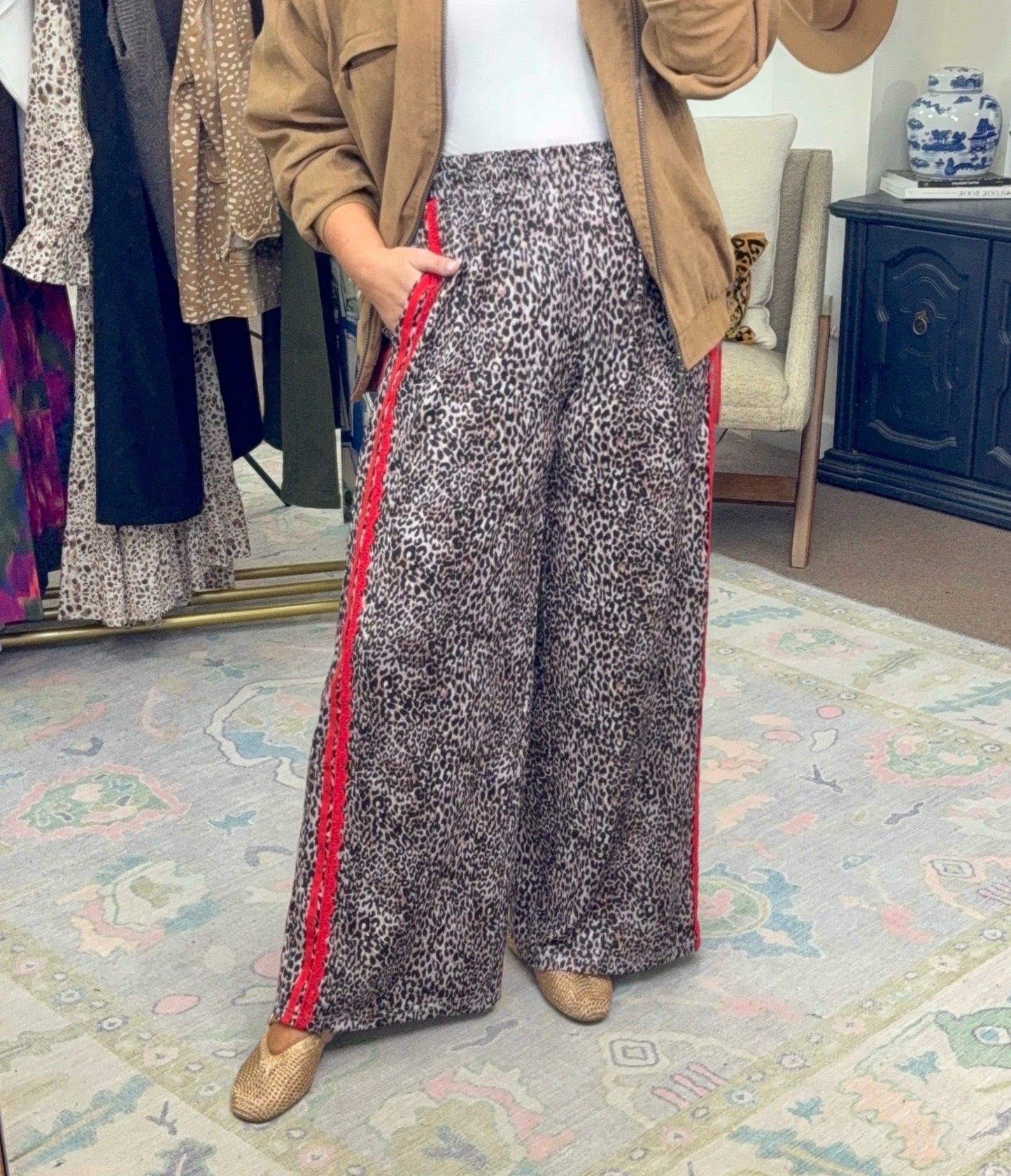Catwalk Printed Wide Leg Pants