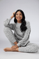 Miles Pullover Top in Gray Leopard