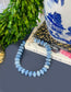 String Theory Chunky Rondelle Beaded Necklace