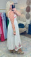 Simple Pleasures Linen Embroidered Fit and Flare Dress