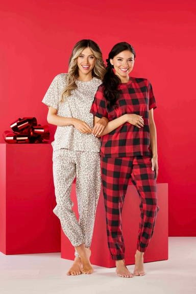 Committed to Cozy Printed Pajama Set