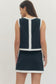**MORE COLORS** Winning Streak Contrast Trim Top