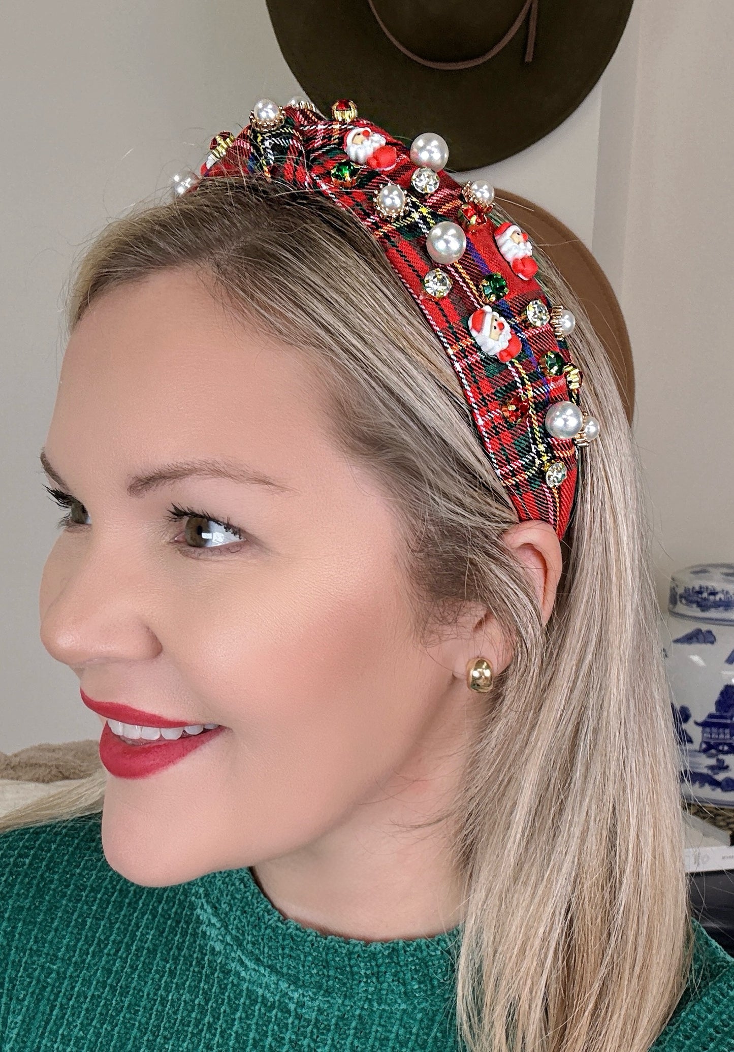 Like A Charm Tartan Knot Headband