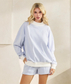 **MORE COLORS** Weekend Wind Down Stripe Mock Neck Pullover Top