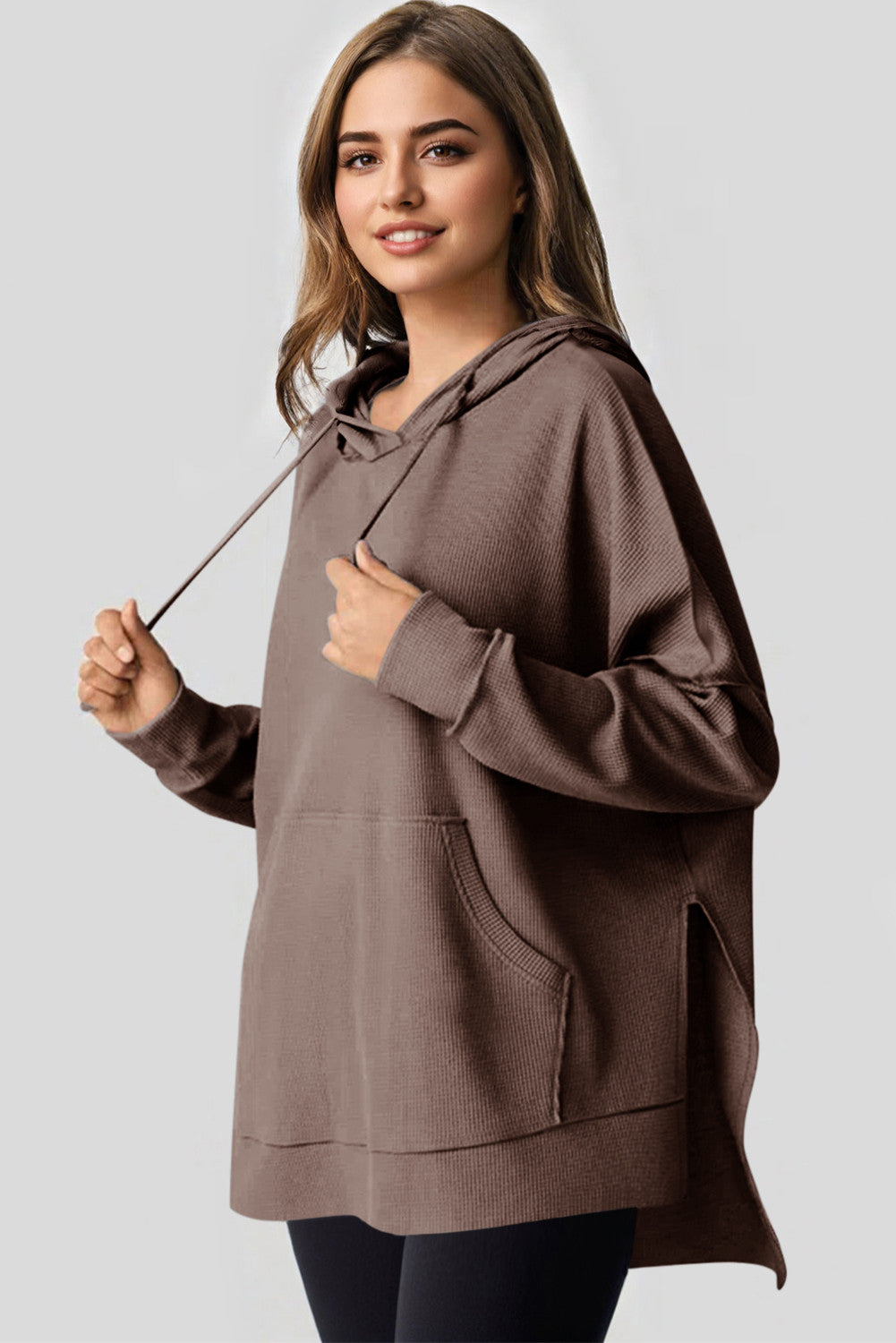 **MORE COLORS** All Good Side Split Pullover Top