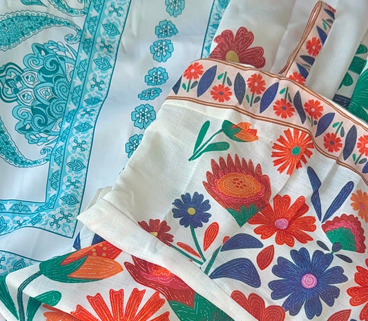 Mamacita Mosaic Print Midi Dress