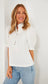 Proper Privileges Ruffle Neck Blouse
