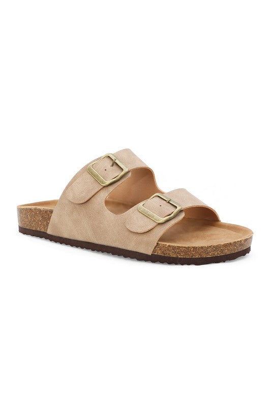 California Girl Double Buckle Sandal