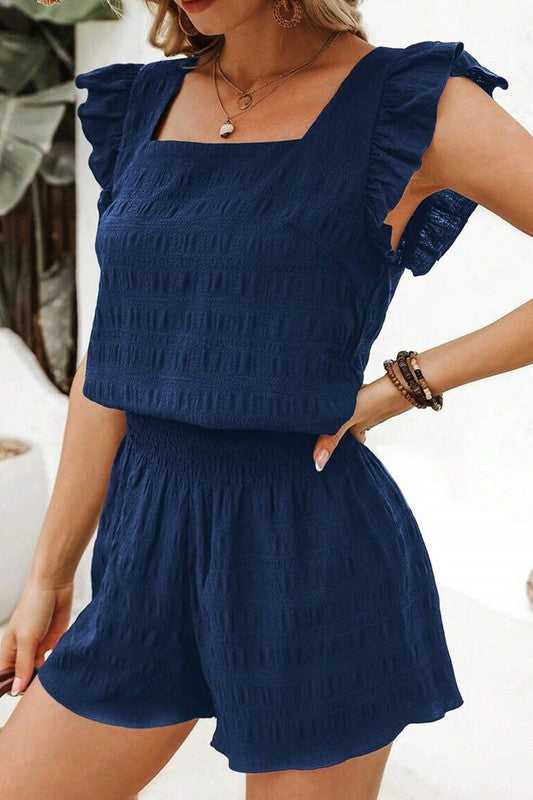 Picnic in the Park Ruffle Short Set