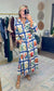 Archive Botanica Belted Midi Dress