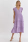 Graceful Beginnings Ruffle Midi Dress