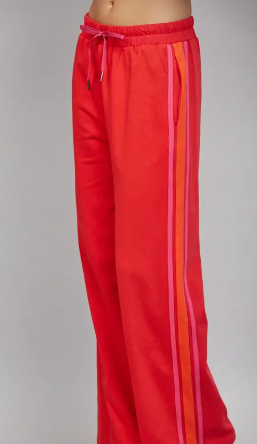FATE: Track Record Colorblock Stripe Wide Leg Pants