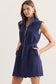 **MORE COLORS** On Repeat Scallop Zip Mini Dress