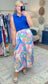 Palms Away Pleated Skirt