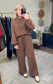 **MORE COLORS** Connect the Dots Wide Leg Lounge Set— PREORDER