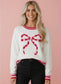 Sweetest Gift Bow Knit Top