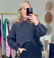 MUD PIE: Love You More Peplum Flounce Pullover