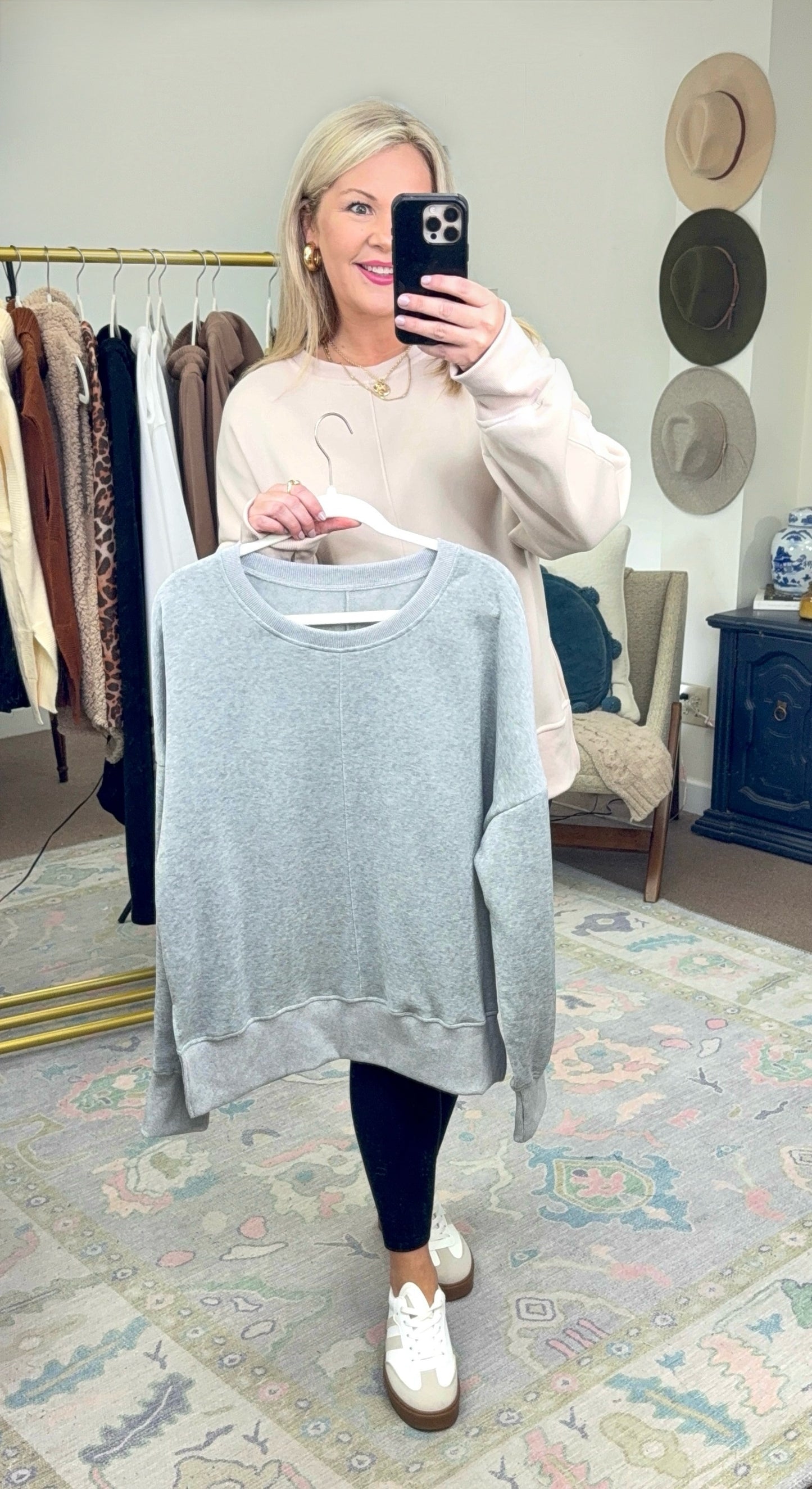 **MORE COLORS** Snug Life Split Hem Pullover