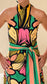 Lady Lotus Twist Halter Maxi Dress