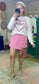 XOXO Heart Puff Script Sweater
