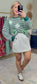 ✨DEAL OF THE DAY✨ Luck Be A Lady Sequin Clover Pullover Top