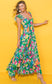 Pretty in Paradise Ruffle Maxi Dress