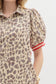 Perfectly Fine Animal Print Shirt Dress