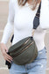 **MORE COLORS** Street Sleek Double Zip Crossbody Bag