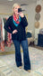 Teal Sunday Best Abstract Silk Neck Scarf