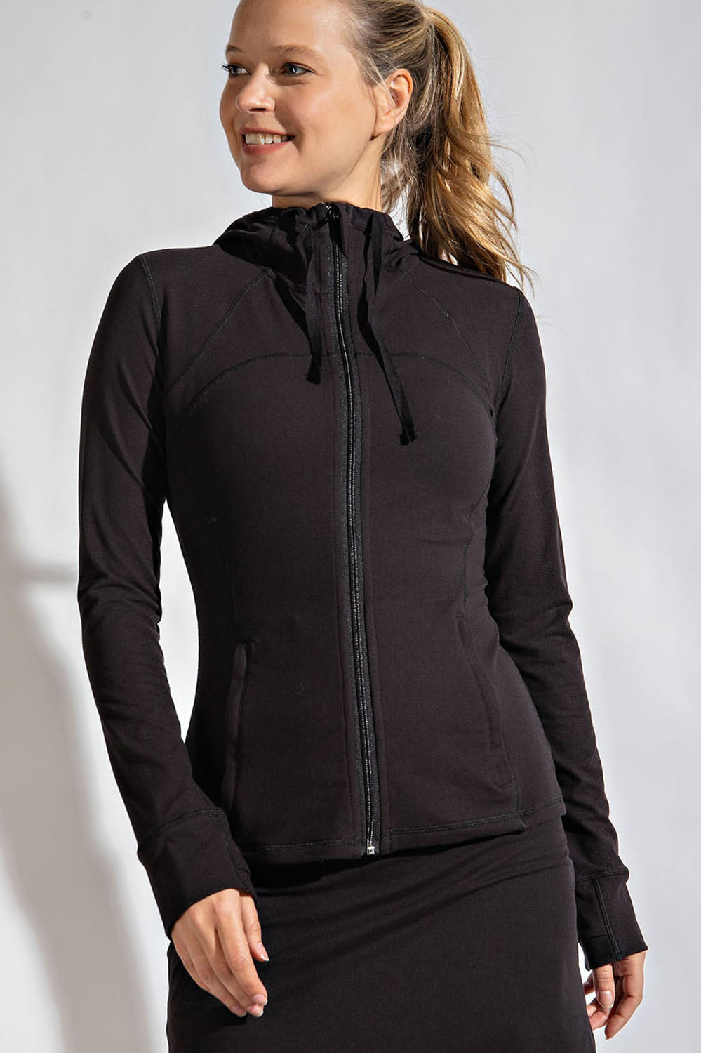 Hooded Athleisure Jacket