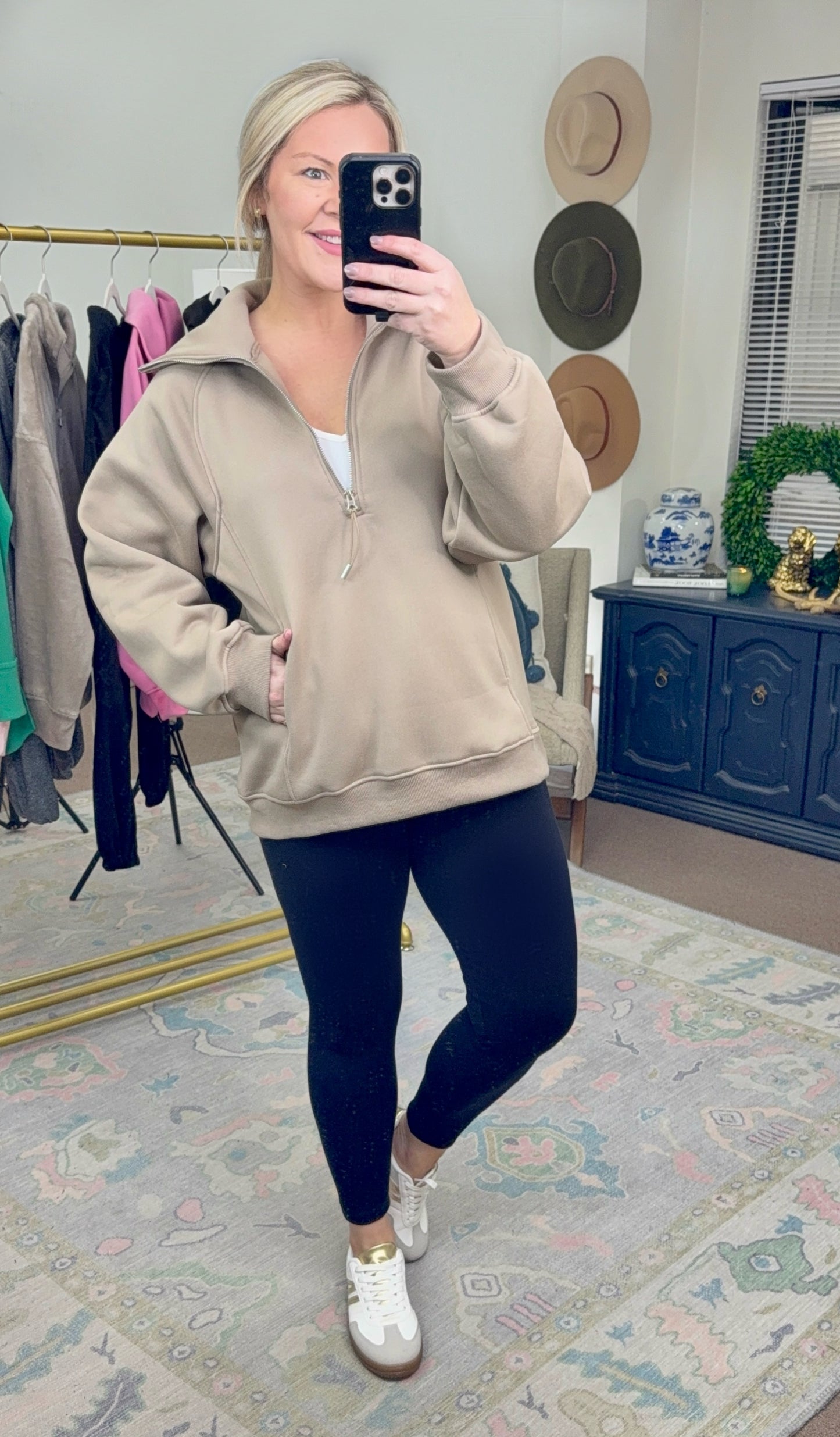 Luxe Layer Half Zip Pullover
