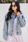 Southern Charm Pearl Embellished Denim Jacket