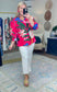 Miss Tropicana Bold Print Blouse