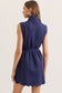 **MORE COLORS** On Repeat Scallop Zip Mini Dress